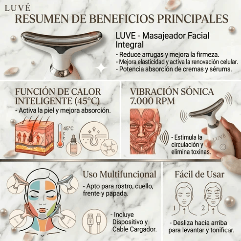 Luvé™ Masajeador Facial  3 en 1